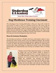 Obedience training Archives .